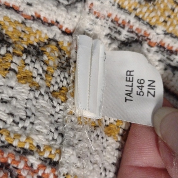 Zara Trafaluc Cardigan Tweed Multicolor Jacket Size M - Picture 7 of 7